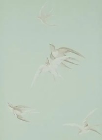 Sanderson Carta da parati Swallows - Moos