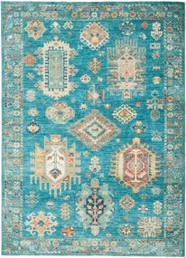 Samarkand Tappeto 130x170 Blu (Pakistan) Annodato A Mano