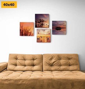 Set di quadri – Natura in versione romantica