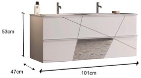 LIA - mobile lavabo sospeso