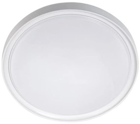 Plafoniera LED 18W 230V Ø30 cm bianco