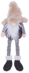 Gnomo Natale gambemolli 41 cm righe
