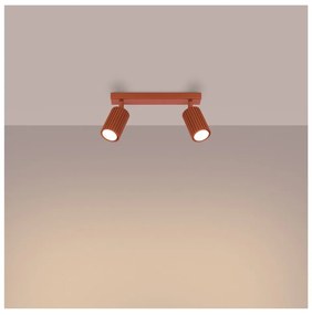 Faretto color mattone 6,5x30 cm Gleam – Sollux