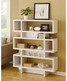 Libreria ELZE 130,8x90 cm bianca