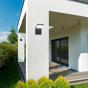 Brilagi - Lampada da parete a LED per esterni RIANO LED/8W/230V Antracite IP65