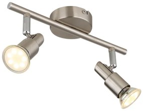 Globo 57385-2 - Faretto LED KINLEY 2xGU10/3W/230V