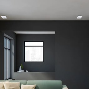 Faretto da incasso NUSA 1xGU5,3/MR16/50W/12V quadrato bianco