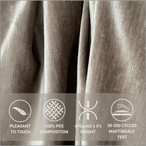 Letto matrimoniale imbottito beige con spazio contenitivo e rete 160x200 cm Aruba L - Maison de Rêve