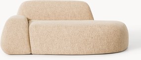 Divano 2 posti in bouclé con chaise longue Wolke