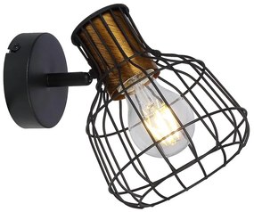 Klausen KL161010 - Faretto da parete GRIMY 1xE27/15W/230V