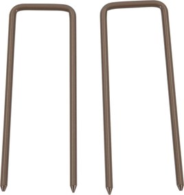 Recinzione per Giardino Estensibile Autoportante 52-405 cm in Acciaio e Alluminio Marrone scuro...