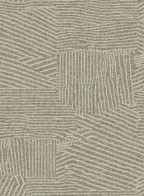 Essentials Carta da parati Furrow - Grün/ Beige