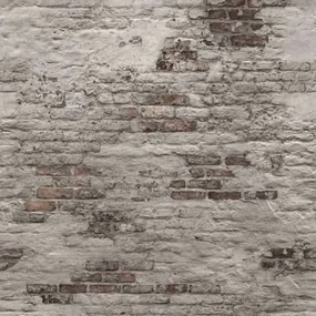 Fotomurale Old Brick Wall Grigio /