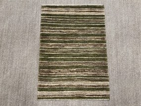 Loribaft Tappeto 90x60 Beige (Iran) Annodato A Mano