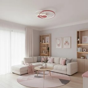Brilagi - Plafoniera per bambini LOVE LED/48W/230V 3000/4500/6000K rosa