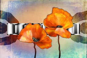 Carta da parati – Fiori in stile orientale
