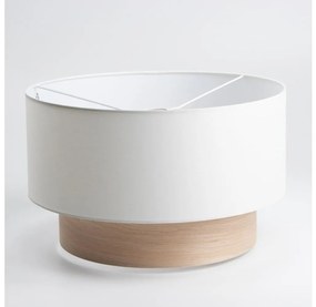 Paralume universale KERIA Ø 50 cm bianco/marrone