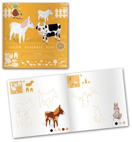 Colora, assembla e gioca – Fattoria