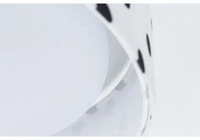 Plafoniera LED GALAXY KIDS 24W 230V bianco/nero a pois