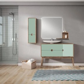 Mobile da bagno sotto lavabo Kompas rovere chiaro L 120 x H 48 x P 45 cm, lavabo non incluso