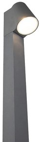 Lampada da terra da esterno moderna antracite con LED inclusa - Uma