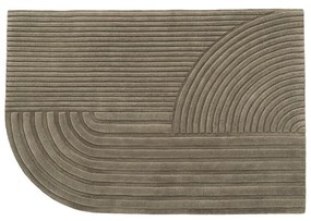 Muuto - Relevo Coperta 170x240 Taupe Muuto