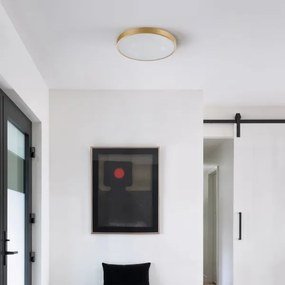 Brilagi - Lampada LED dimmerabile GLASS POOL DOUBLE LED/48W/230V 40 cm dorata + telecomando