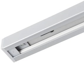 Sistema a binario moderno argento 4 luci monofase - Yade