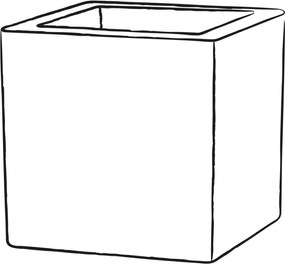Vaso 50x50x50cm in Resina Tulli Schio Cubo Essential 50 Antracite...