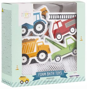 A Little Lovely Company - giocattoli da bagno in schiuma - veicoli