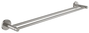 GROHE 41203DC0 - Porta asciugamani a due bracci START 654 mm in acciaio inox