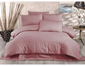 Biancheria da letto matrimoniale in cotone sateen rosa 200x200 cm Lilyum - Mijolnir