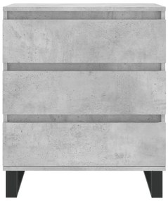 Credenza grigio cemento 60x35x70 cm in legno multistrato