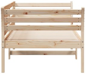 Dormeuse 100x200 cm in legno massello di pino