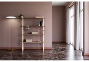 Lampada da terra dimmerabile a LED bianchi con paralume in metallo (altezza 151 cm) Asteria Floor - UMAGE