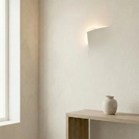 Applique da Incasso E14 FOLD Quadrata in Gesso Pitturabile