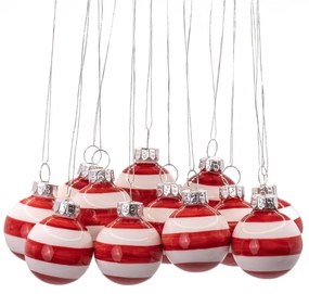 Set di palline di Natale in vetro fatte a mano 12 pz ø 3 cm Mini Bauble – Sass &amp; Belle
