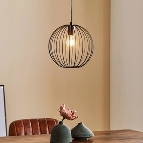 HELAM Lampada a sospensione Cumera con paralume a gabbia, Ø 30 cm