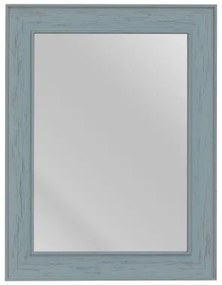 Specchio da parete 66 x 2 x 86 cm Azzurro Legno
