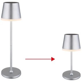 Globo 36637SM - Lampada LED solare LED/0,6W/3V 3000K IP44 cromo opaco