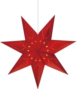 Decorazione luminosa natalizia rossa da appendere Saturnus - Markslöjd