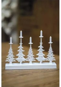 Candelabro natalizio a LED LED/2xAA bianco