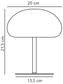 Nordlux - Lampada da tavolo LED dimmerabile SPONGE LED/4,8W/3,7V IP65