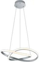 Lampada Sospensione Led Interno Cerchio Infinito Acciaio Course GD Trio