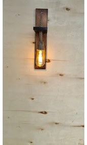 Lampada da parete AHSAP 1xE27/40W/230V Pino/Noce