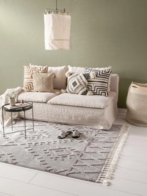 benuta Pop Oyo Grigio chiaro 80x150 cm - Tappeto design moderno soggiorno