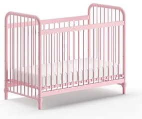 Culla in metallo rosa 60x120 cm BRONXX - Vipack