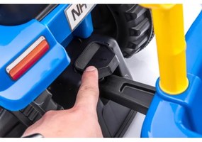 Bici a spinta NEW HOLLAND 2xAA blu/nero