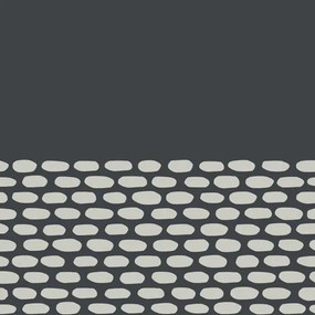 Mutina Tape Cobble Half Piastrella Cm 20,5x20,5 Black