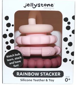 Piramide impilabile con massaggiagengive, rosa